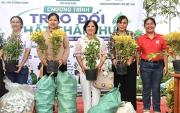 Đổi rác nhựa lấy cây xanh, ngăn rác thải ra biển, sông, bảo vệ môi trường Cần Giờ