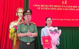Tuyển dụng vợ của thiếu tá hy sinh trong lúc chống 'cát tặc' ở Khánh Hòa vào làm công an xã
