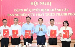 Công bố quyết định thành lập Ban Nghiên cứu phát triển TP.HCM