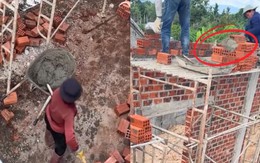 Cô phụ hồ với kỹ năng nghề nghiệp đỉnh cao