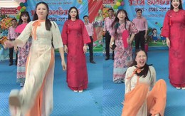 Cô giáo dập mông khi đu trend
