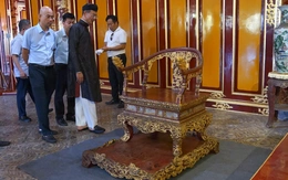 Ngai vàng triều Nguyễn về lại điện Thái Hòa