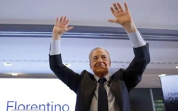 Florentino Perez thắng áp đảo, tiếp tục giữ ghế chủ tịch Real Madrid