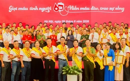 Tôn vinh 100 người hiến máu tình nguyện tiêu biểu toàn quốc