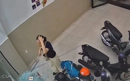 Cô gái cụng đầu vỡ cửa kính cường lực