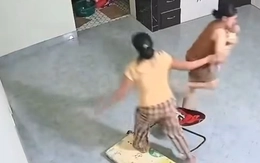 Hai người phụ nữ chạy mất dép khi thấy máy giặt bỗng dưng biết... đi