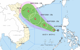 Bão số 1 có thể vào vịnh Bắc Bộ ngày 4-7, yêu cầu thông báo khẩn cho tàu thuyền