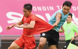 Tuyển Việt Nam đang khỏe lên trong đợt tập huấn ở Hàn Quốc