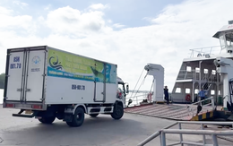 Nhiều tài xế phải xuống xe lội bộ mua vé khi qua phà Đại Ngãi, quản lý bến nói gì? 
