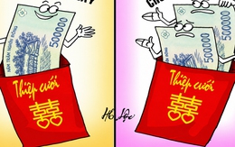Tiền mừng đám cưới: Góp vui hay... góp vốn?
