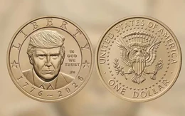 Mỹ đúc đồng xu 1 USD có hình ông Trump