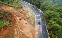 Hạ tải ta luy, ngăn nguy cơ sạt lở đèo Prenn, cửa ngõ vào Đà Lạt