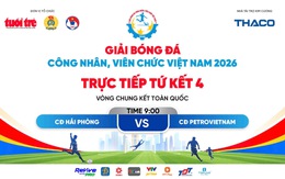 Trực tiếp: CĐ Hải Phòng gặp CĐ Petrovietnam - Tứ kết Vòng chung kết toàn quốc