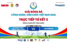 Trực tiếp: CĐ Thành Thắng Thăng Long TP.HCM gặp SACOMBANK - Tứ kết Vòng chung kết toàn quốc