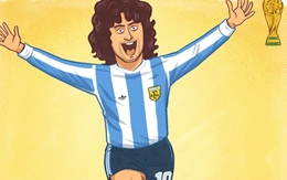 Tượng đài World Cup P.11: Mario Kempes, người hùng 'tịt ngòi' suốt vòng bảng