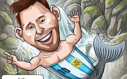 Argentina và Messi là những chú cá hồi cừ khôi