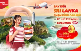 Cùng Vietjet khám phá Sri Lanka, vé từ 0 đồng cùng 20kg hành lý