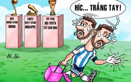 Messi trắng tay trong 'combo hụt hẫng'