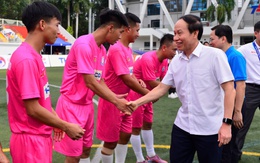 Phó Thủ tướng Lê Tiến Châu dự khán trận chung kết Giải bóng đá công nhân, viên chức Việt Nam 2026