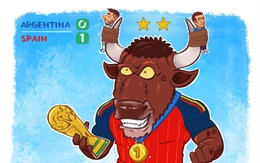 Khóa cả Messi lẫn Scaloni, bò tót giành ngôi vương World Cup 2026