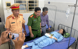 Nữ sinh thoát chết trong vụ cháy xe khách: 'Vừa nhảy xuống, quay lại xe đã cháy phừng phực'