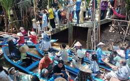Khắc phục ùn ứ đò chèo ở cù lao Thới Sơn sau cơn sốt mạng xã hội