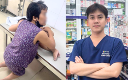 Bà bế cháu sốt cao co giật vào tiệm thuốc cầu cứu, được nam dược sĩ đưa đi cấp cứu kịp thời