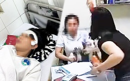 Xác minh clip điều dưỡng trưởng bệnh viện bị nhóm người hành hung nhập viện