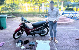 Nam thanh niên chạy thử xe máy rồi vọt mất