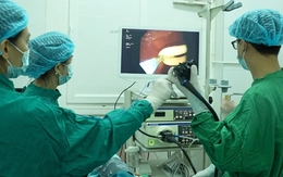 Bác sĩ Việt gắp 2 con giun đũa dài hơn 30cm chui vào đường mật bệnh nhi người Lào