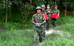 Tìm thấy 10 hài cốt liệt sĩ tại chiến trường Câu Nhi, nơi 93 chiến sĩ hy sinh