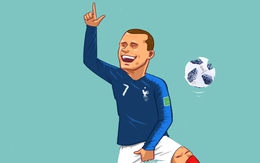 Tượng đài World Cup P.21: Cả thế giới 'Take the L' với Antoine Griezmann