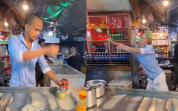 Thanh niên đang thể hiện thì gặp sự cố