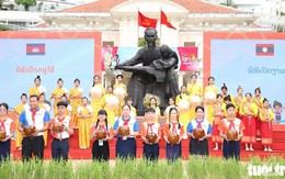 Thiếu nhi 3 nước Việt Nam, Lào, Campuchia vui liên hoan Vòng tay bè bạn tại TP.HCM