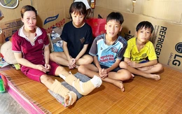 Người mẹ 3 con không may trượt ngã, gãy 2 chân khi đang phụ hồ