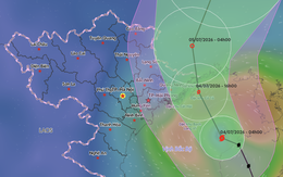 Bão số 1 gió giật cấp 11 vào vịnh Bắc Bộ, cách Quảng Ninh 180km