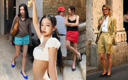 Giày bệt đính nơ của Jennie BlackPink gây sốt mùa hè