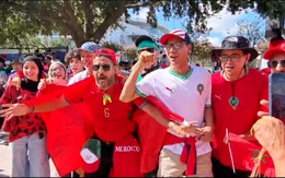 Video cổ động viên Morocco tiếp lửa đội nhà gặp Canada ở vòng 16 đội World Cup 2026