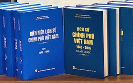 Hai bộ sách đồ sộ tái hiện hơn 70 năm lịch sử Chính phủ Việt Nam