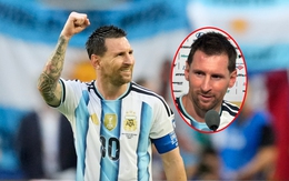 Messi u đầu vẫn cười tươi sau vé đi tiếp World Cup