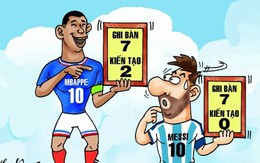 Mbappe vượt Messi trong cuộc đua vua phá lưới
