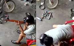 Ông chú say thuốc lào ngã sấp mặt vì 'rít hơi sâu'