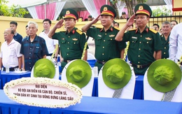 Xúc động trước 'hàng ghế tri ân' tại lễ giỗ bộ đội An Điền ở xã Vĩnh Lộc, TP.HCM