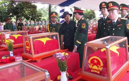 Truy điệu và an táng 235 hài cốt liệt sĩ là quân tình nguyện, chuyên gia Việt Nam