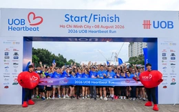 Giải chạy bộ UOB Heartbeat Run 2026 gây quỹ hơn 950 triệu đồng