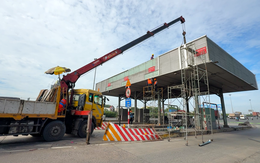 Tháo dỡ trạm thu phí cầu Đồng Nai sau gần 6 năm án ngữ quốc lộ 1