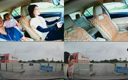 Gặp đường hẹp, thầy giáo bảo bê ô tô qua hai nữ học viên cũng tin