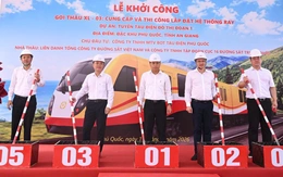Tuyến tàu điện đô thị 9.000 tỉ đồng ở Phú Quốc triển khai lắp ray và hiệu chuẩn tuyến