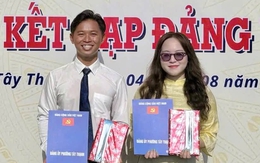 Nhiều bạn trẻ tham gia hè tình nguyện được kết nạp Đảng