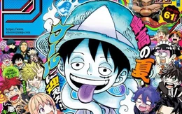 Luffy hóa ma, 'ám' cả dàn manga trên bìa Shonen Jump